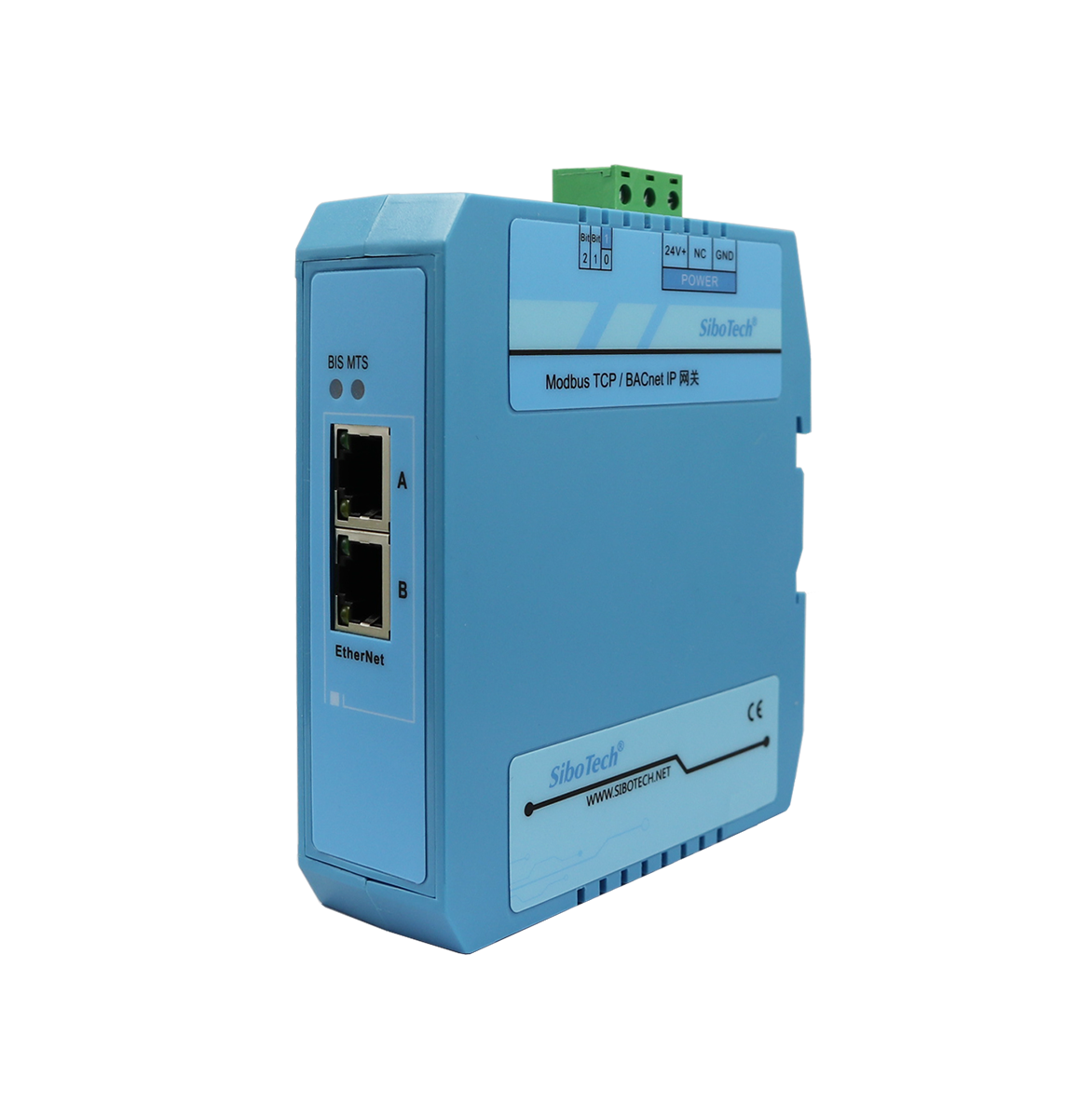 Modbus TCP/BACnet IP 網(wǎng)關(guān) BMT-370