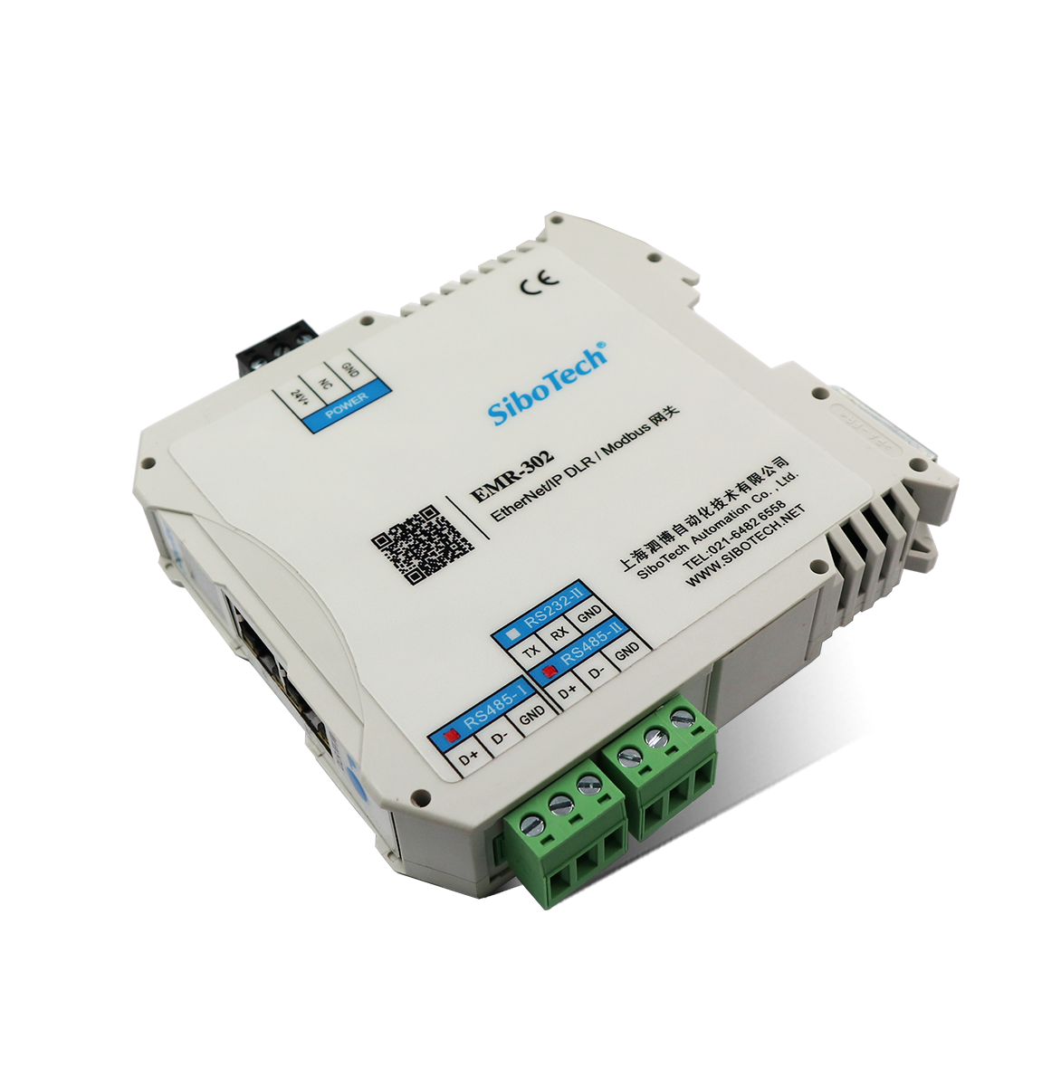 EtherNet/IP(DLR) /Modbus 網(wǎng)關(guān) EMR-302