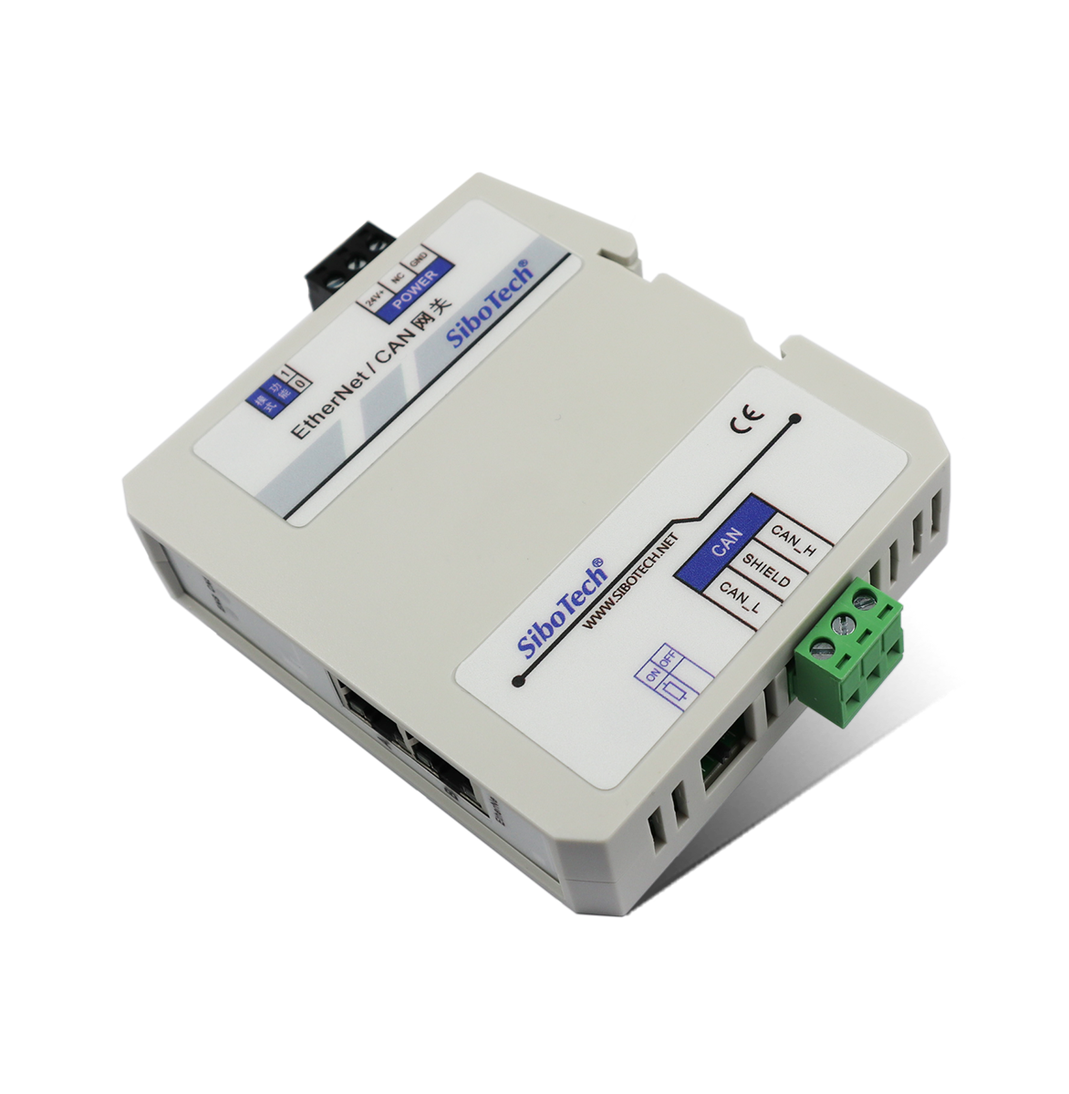 EtherNet/CAN網(wǎng)關(guān) ENC-318