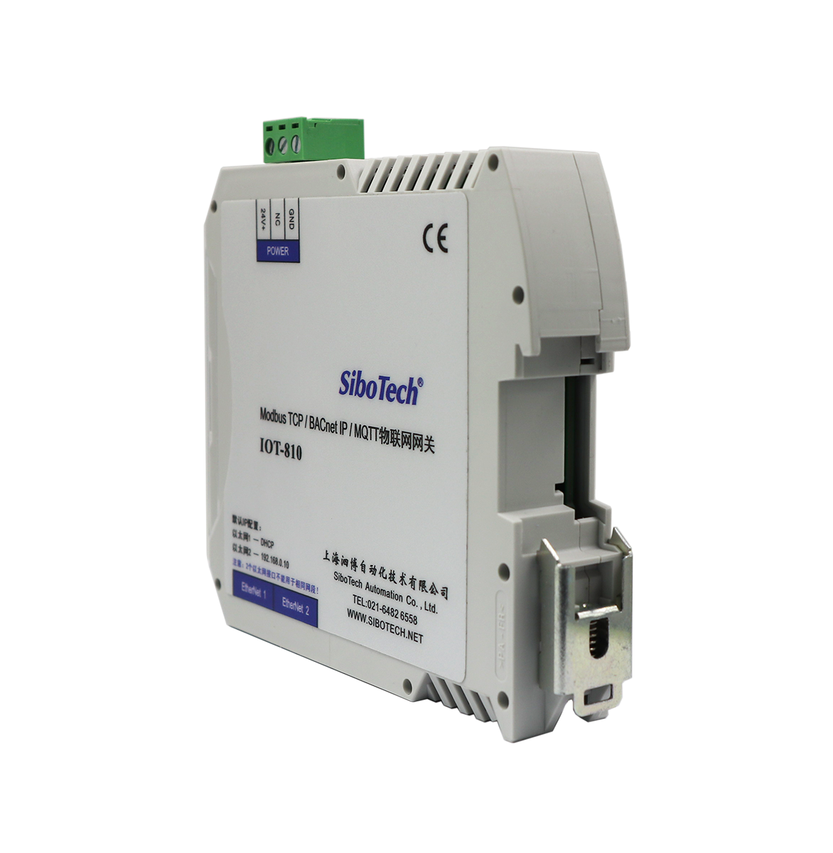 Modbus TCP / BACnet IP / MQTT物聯(lián)網(wǎng)網(wǎng)關(guān) IOT-810