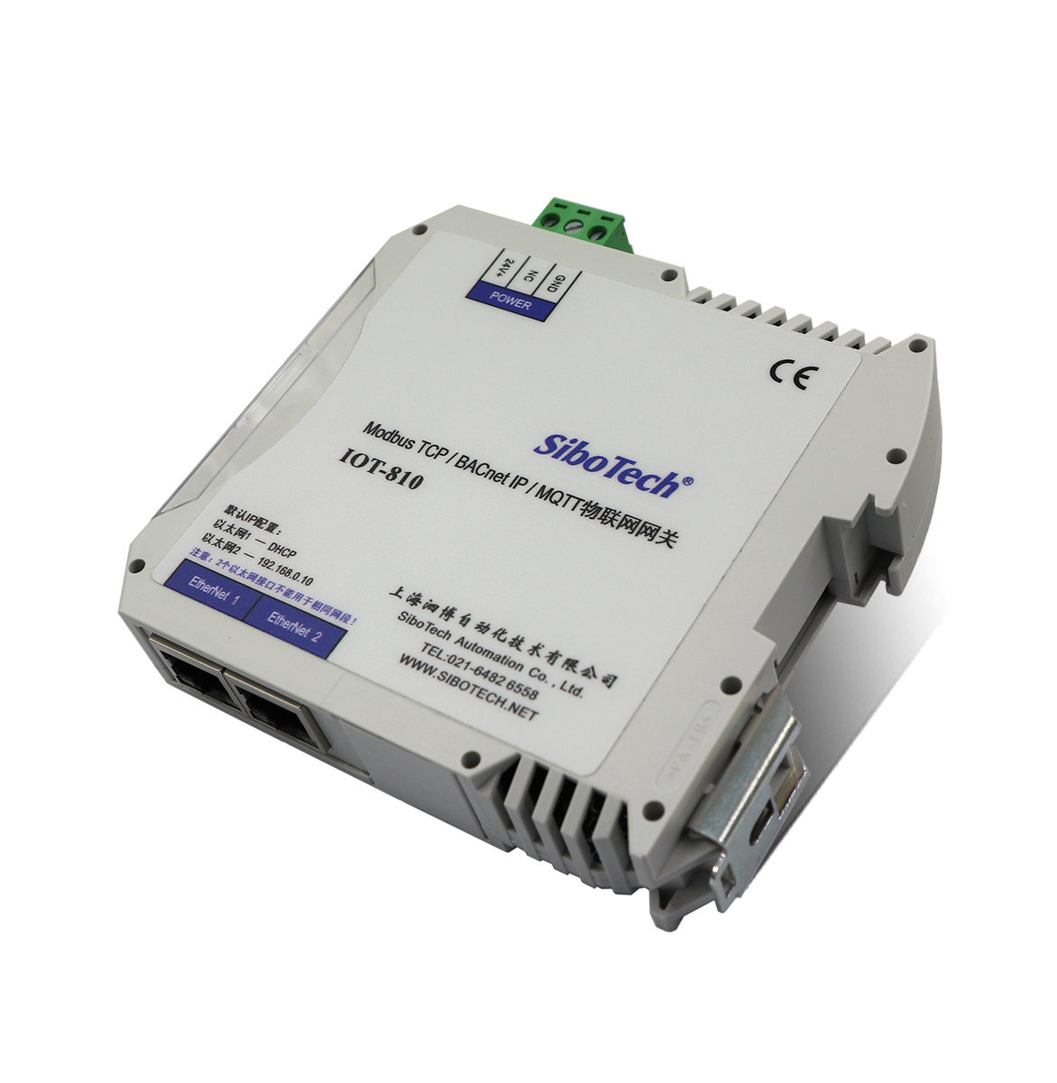 Modbus TCP / BACnet IP / MQTT物聯(lián)網(wǎng)網(wǎng)關(guān) IOT-810
