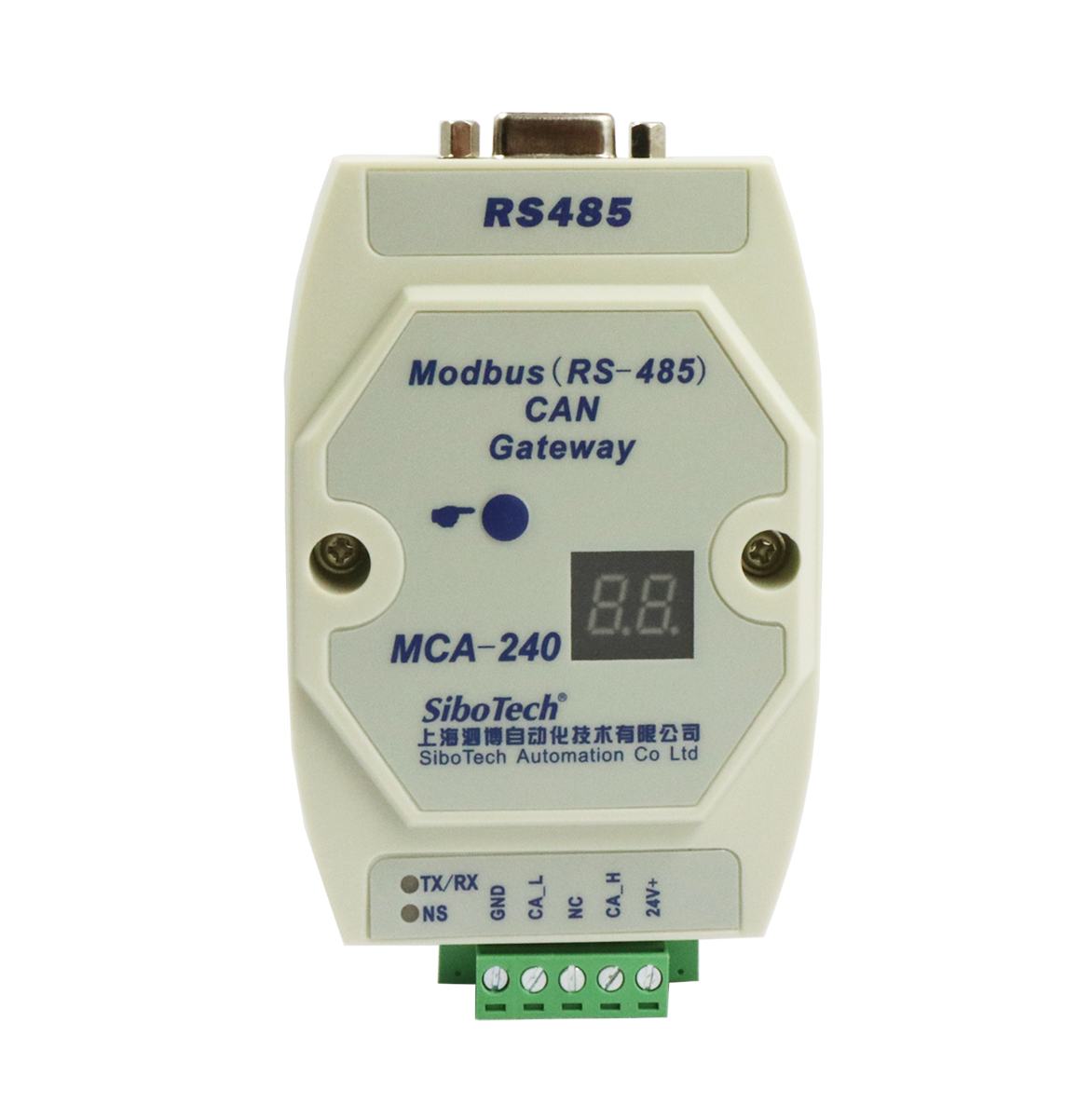 Modbus（RS485）/CAN網(wǎng)關(guān) MCA-240 V1.0