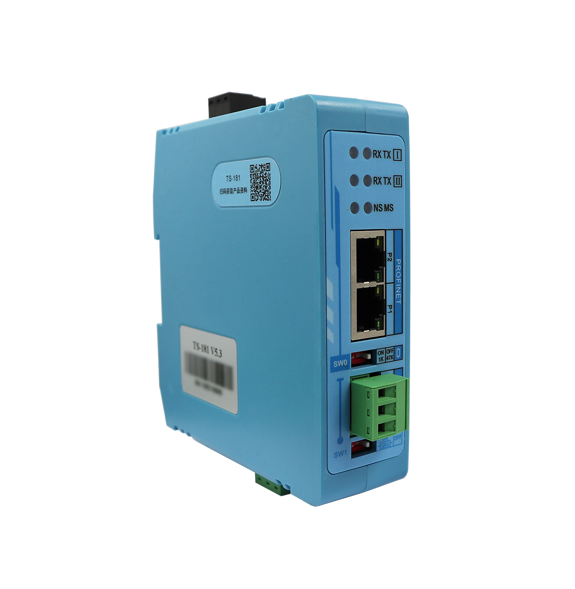 通用串口（一路隔離）/PROFINET網關 TS-181 V5.5